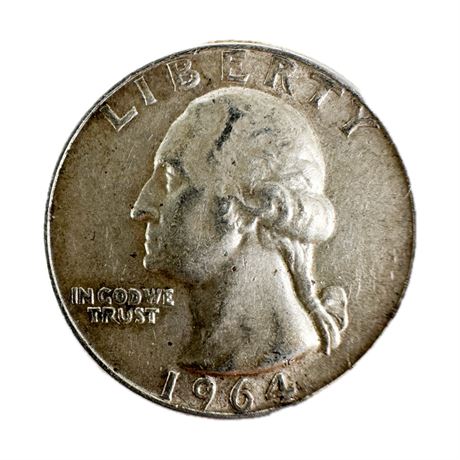 1964 Silver Washington Quarter