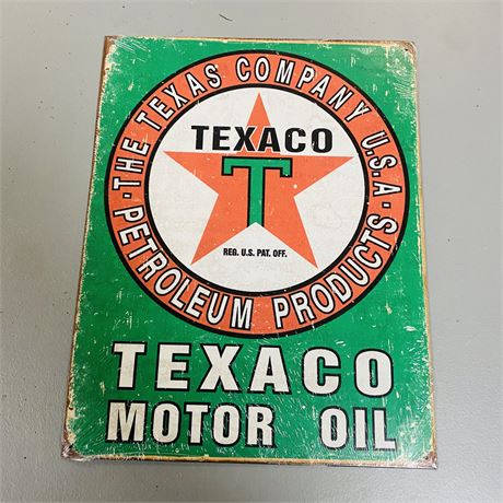 12.5x16” Texaco Retro Advertising Sign