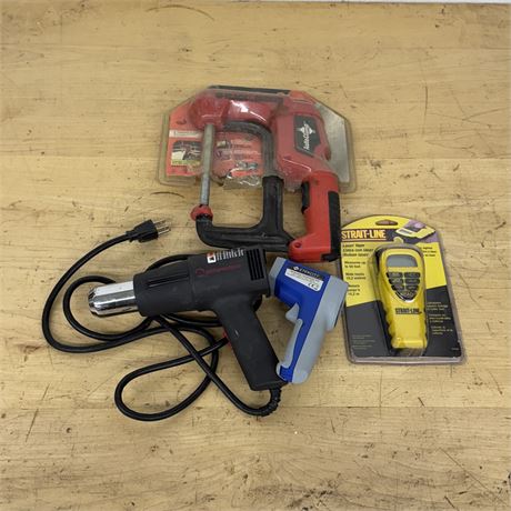Heat Gun, Strait Line, Auto Clamp and More
