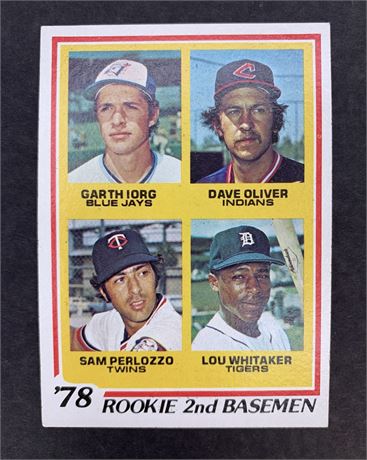 1978 TOPPS #704 Rookie 2nd Basemen Baseball Card