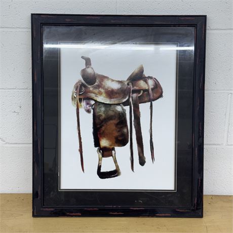 Framed Saddle Print