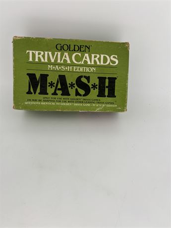 4077th MASH Golden Trivia Game Cards