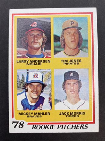 1978 TOPPS #703 Rookie Pitchers Baseball Card