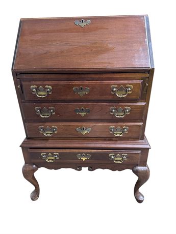 Slant Front Small Secretary Desk