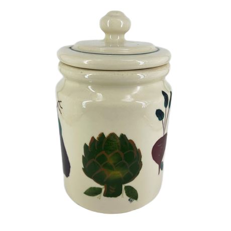 Large Hearthstone Pottery Vegetable Canister