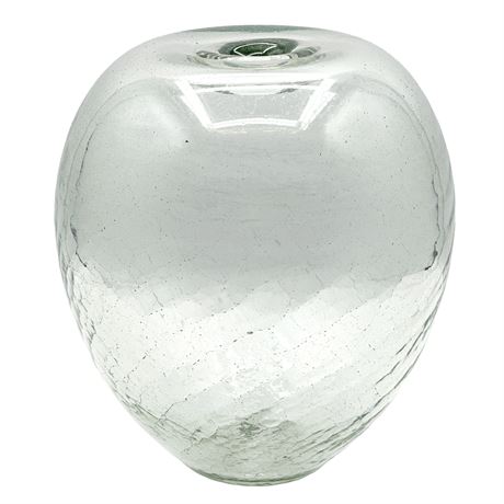 Hand-Blown Art Glass Vase