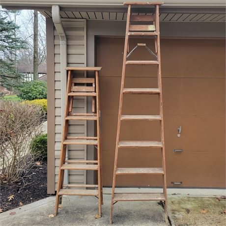 Wooden Ladder Lot
