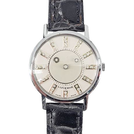 Vintage LUCERNE Mystery Dial Wrist Watch