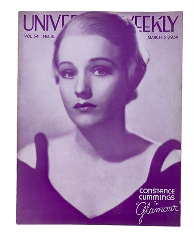 1934 Universal Weekly Hollywood Movie Magazine