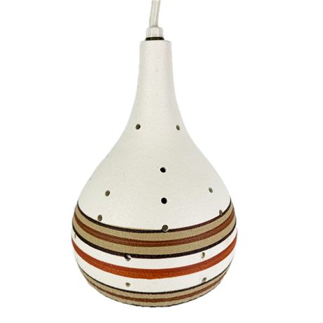 NOS 1960's Original Ceramic Pendant Lamp