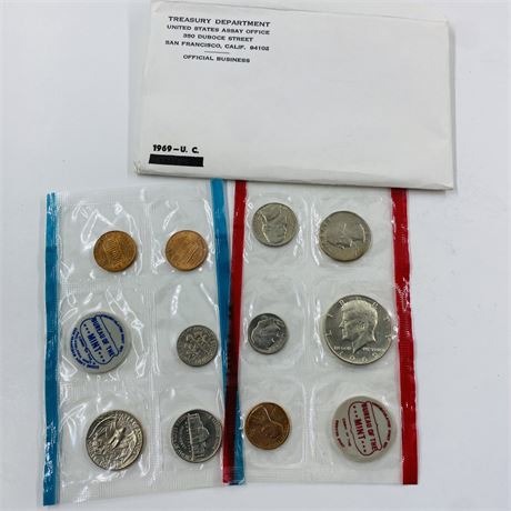 1969 P + D Mint Set