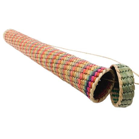 Vintage Woven Long Storage/ Carrying Basket