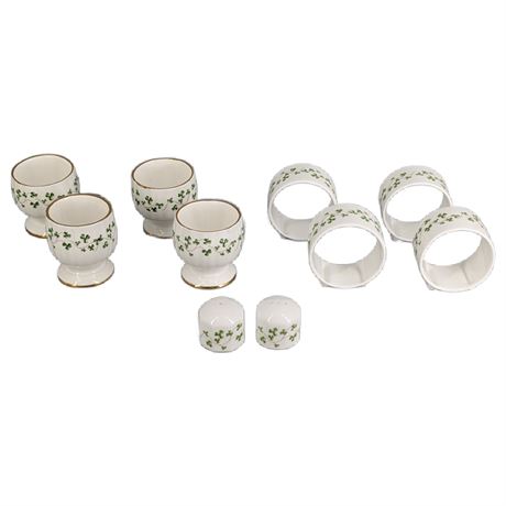 Royal Tara Set Napkin Rings, Egg Holders, and Salt/Pepper