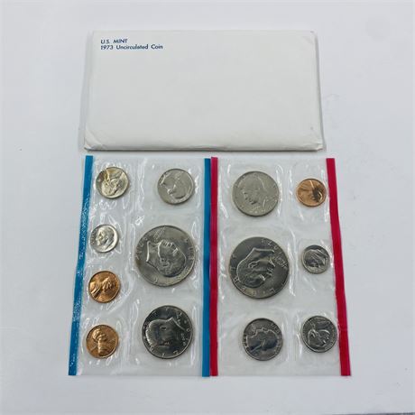 1973 P + D Mint Set