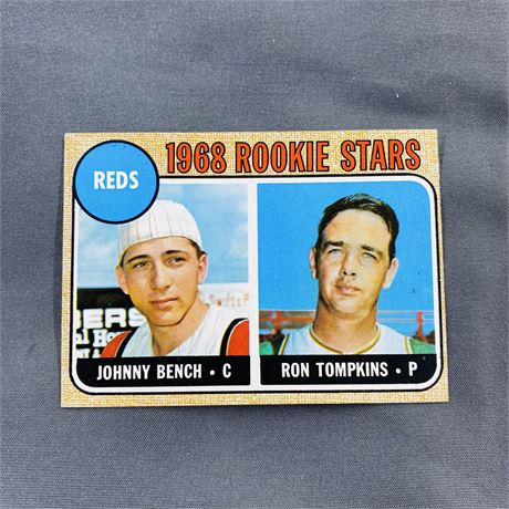 1968 Topps Johnny Bench RC #247