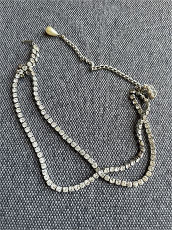 Rhinestone vintage necklace