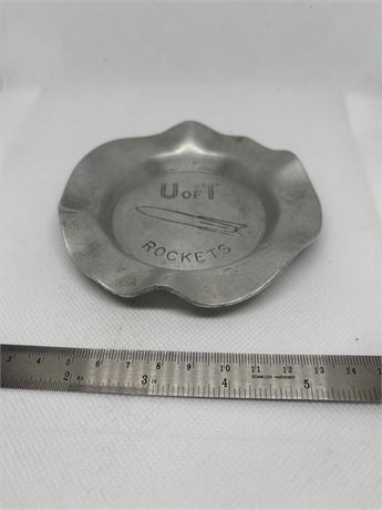 University Of Toledo Rockets Ashtray