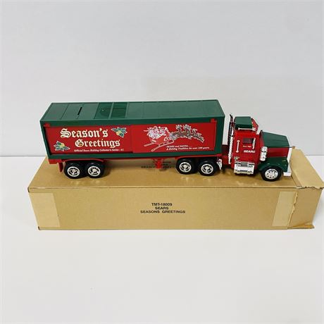 Sears Seasons Greetings Semi Truck