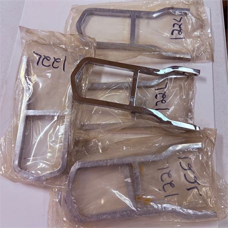 6 NOS Harley Davidson Solid Steel Back Rests