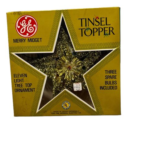 Vintage Tinsel Tree Topper