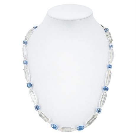 Artisan Made Glass Bead Necklace w/ Magnetic Clasp