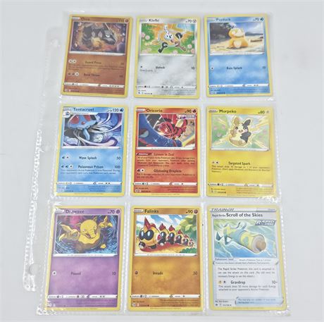 2021 Pokemon cards, Lot of 9