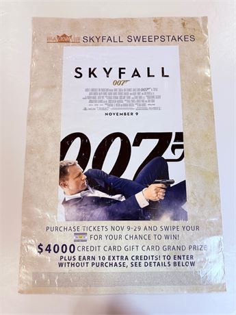 Skyfall Original DS Rolled 27x40 Movie Poster