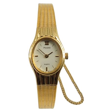 Vintage PULSAR Ladies' Gold Tone Wrist Watch