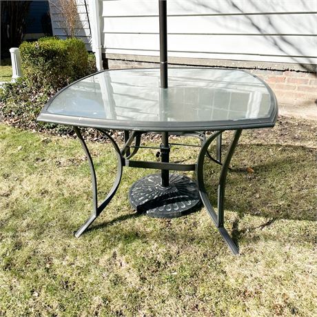Cast Metal Patio Cafe Table