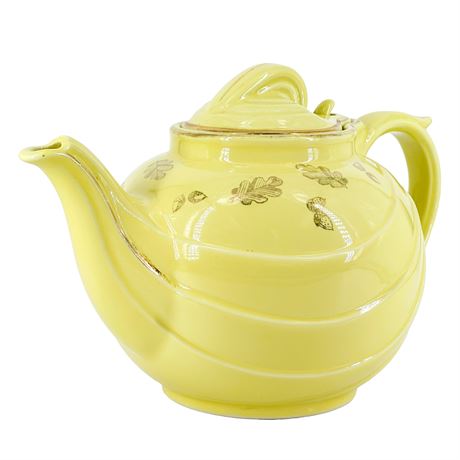 Vintage Hall Canary Yellow "Parade" Ceramic Teapot
