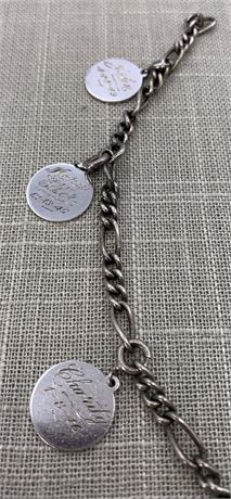 1940s Danecraft Sterling Charm Bracelet
