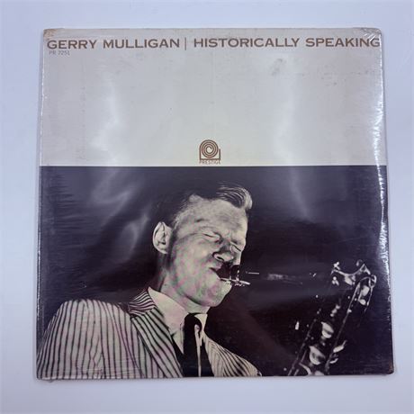 Sealed Gerry Mulligan Historically Speaking Vinyl Record