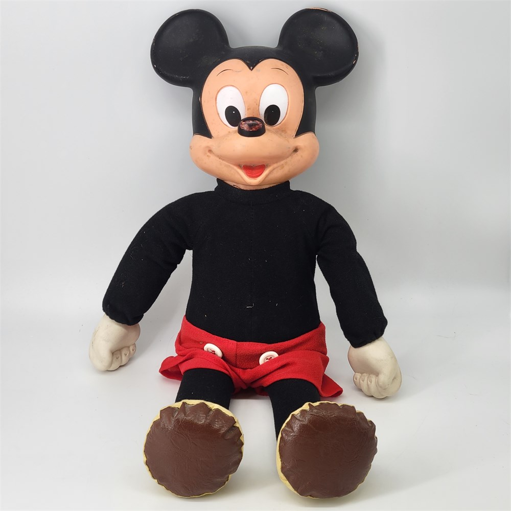 vintage marching mickey mouse doll