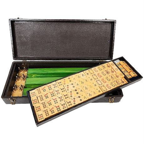 1950s Bakelite Mahjong Set, Incomplete