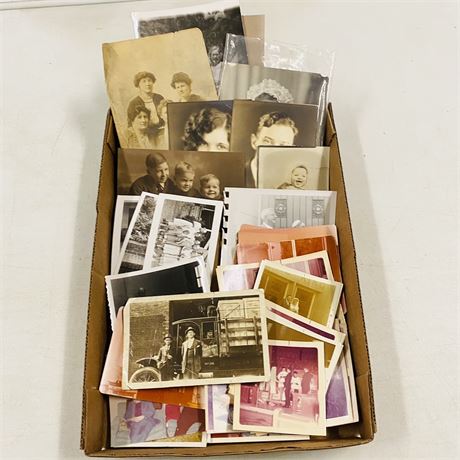 Vintage Photo Box Lot