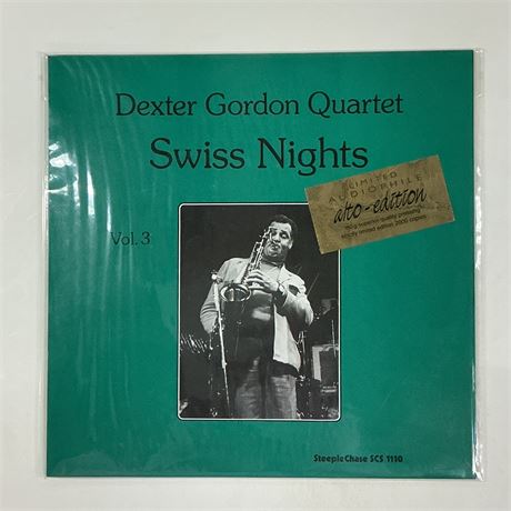 Dexter Gordon Swiss Nights Vol 3 Sealed Vinyl Record