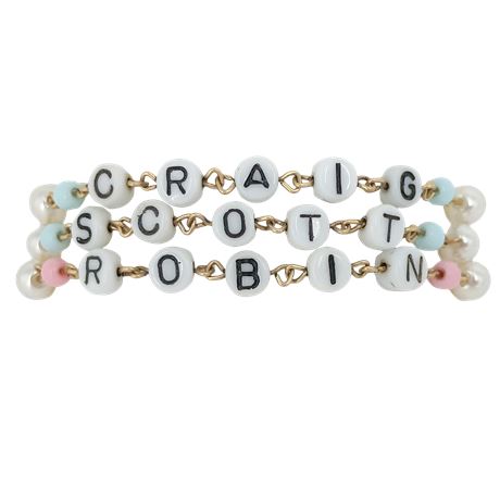 Triple-Strand Beaded Bracelet