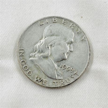 1959 Franklin Half Dollar