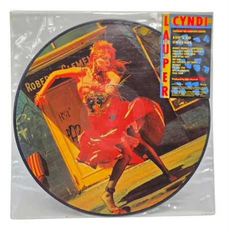 Cyndi Lauper "She's so Unusual" Picture Disc 1983