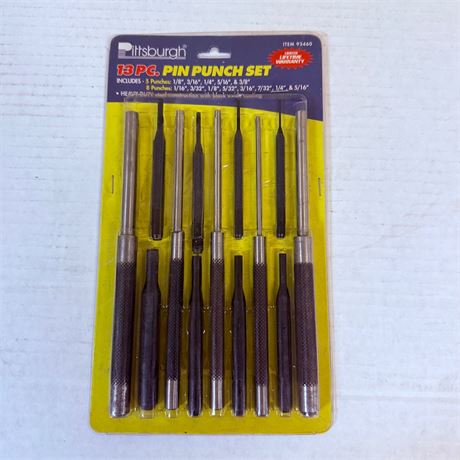 Pittsburgh Pin Punch Set
