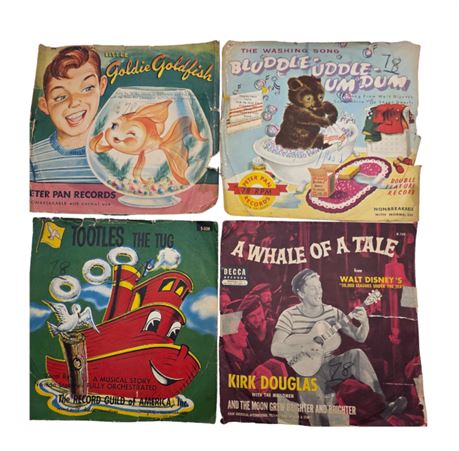 Lot of VTG Disney Etc. Children's Records