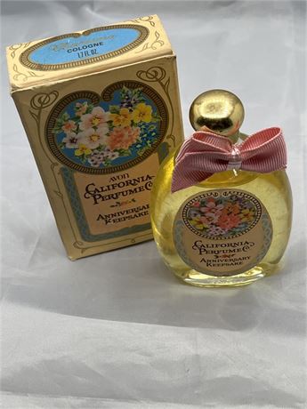 Avon, California perfume anniversary keepsake cologne