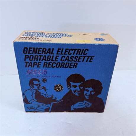 GE Model M8415b Cassette Tape Recorder
