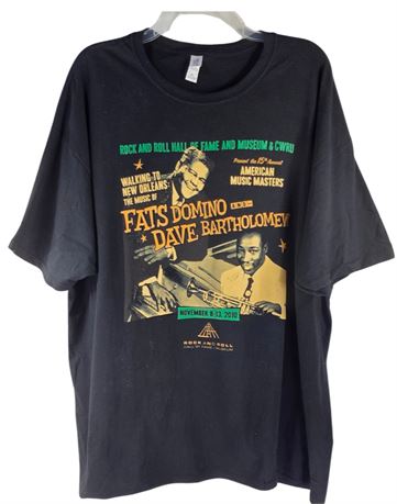 Fats Domino Tribute Concert, Rock & Roll Hall of Fame XXL T-shirt