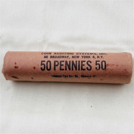 BU 1961-D Shotgun Roll Pennies