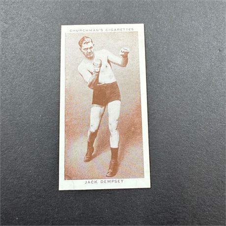 1938 Churchman Jack Dempsey