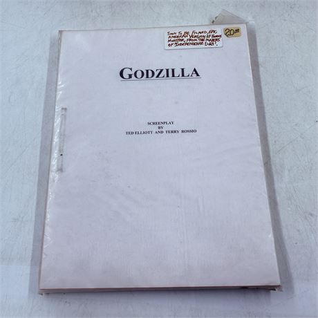 Godzilla Movie Script
