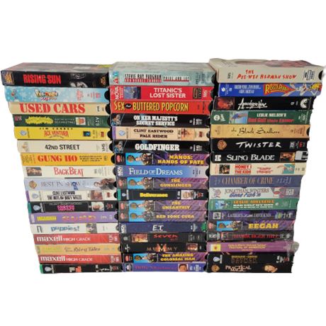 Large VHS Lot (2)