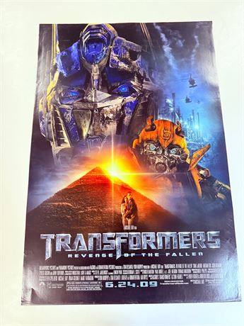 Transformers Revenge of the Fallen Original DS Rolled 27x40 Movie Poster