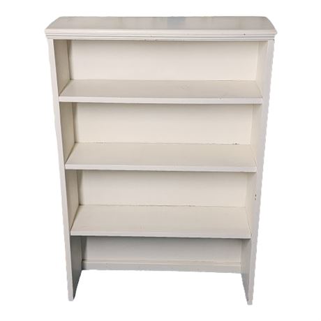 Handmade Painted White Bookshelf